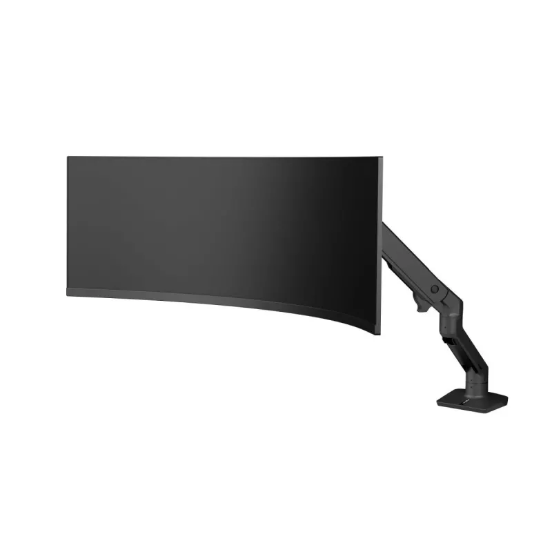 Braço de monitor de secretária ERGOTRON HX com inclinação pivotante VHD – preto mate