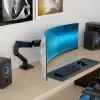 Braço de monitor de secretária ERGOTRON HX com inclinação pivotante VHD – preto mate