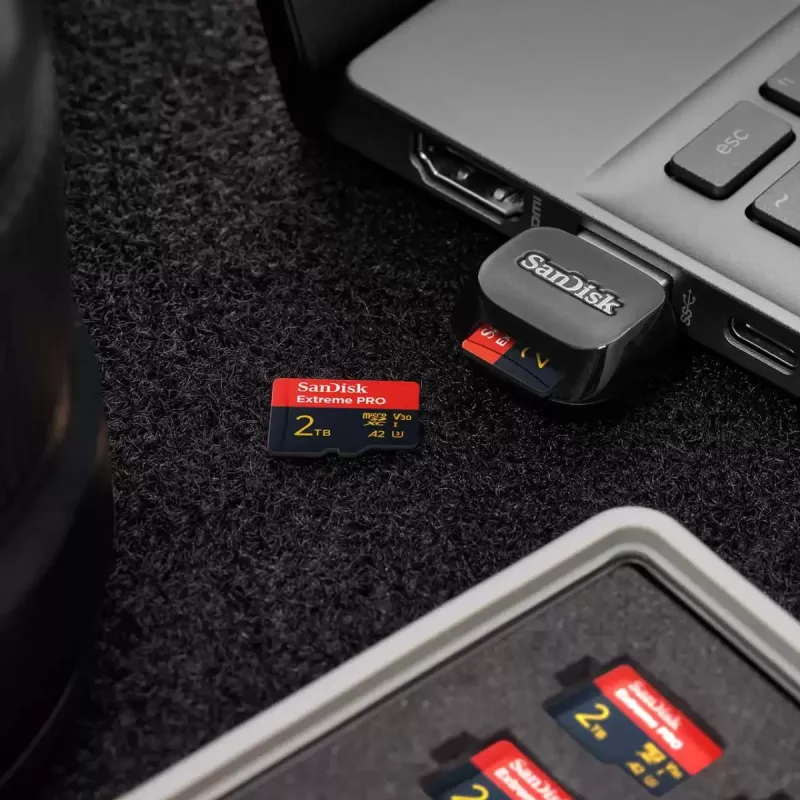 WESTERN DIGITAL Extreme PRO micro SDXC 2 TB + adaptador SD