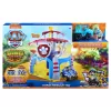PAW Patrol, Dino Rescue HQ conjunto de brincar com sons e figura Rex exclusiva e veículo