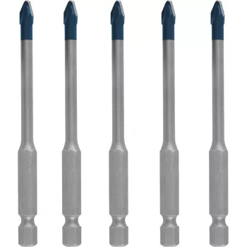 Conjunto de brocas Bosch EXPERT HEX-92608900598 — 5 unid. para cerâmica dura