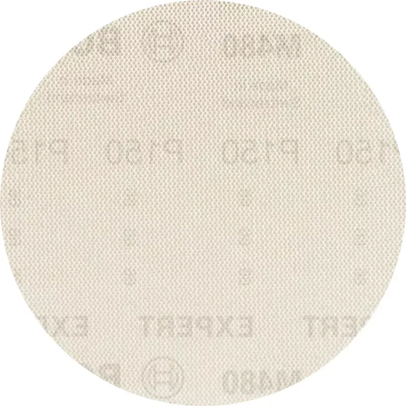 Folha de lixa Bosch Expert M480 com estrutura de rede 150 mm K150 para lixadora orbital excêntrica