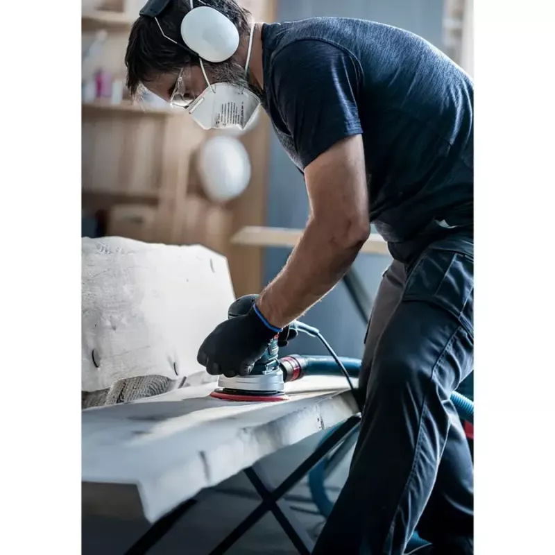 Folhas de lixa Bosch Expert M480 150 mm K400, pack de 50 para lixadora orbital excêntrica