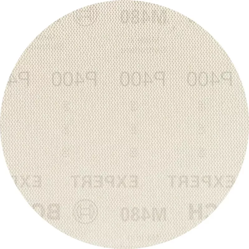 Folhas de lixa Bosch Expert M480 150 mm K400, pack de 50 para lixadora orbital excêntrica