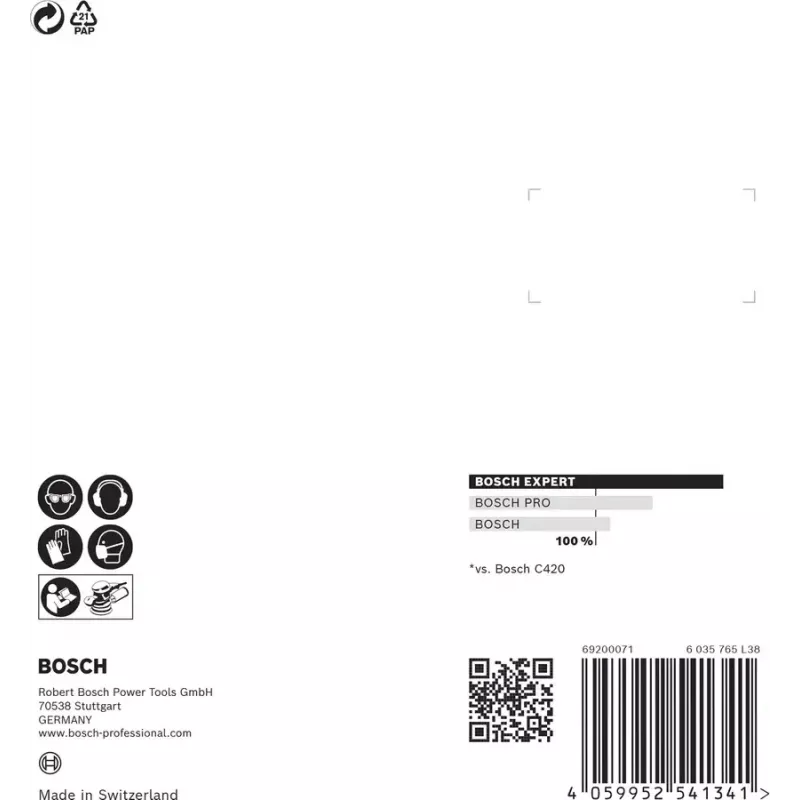 Bosch 2 608 900 808 ferramenta rotativa acessório de lixa/abrasivo madeira folha de lixa