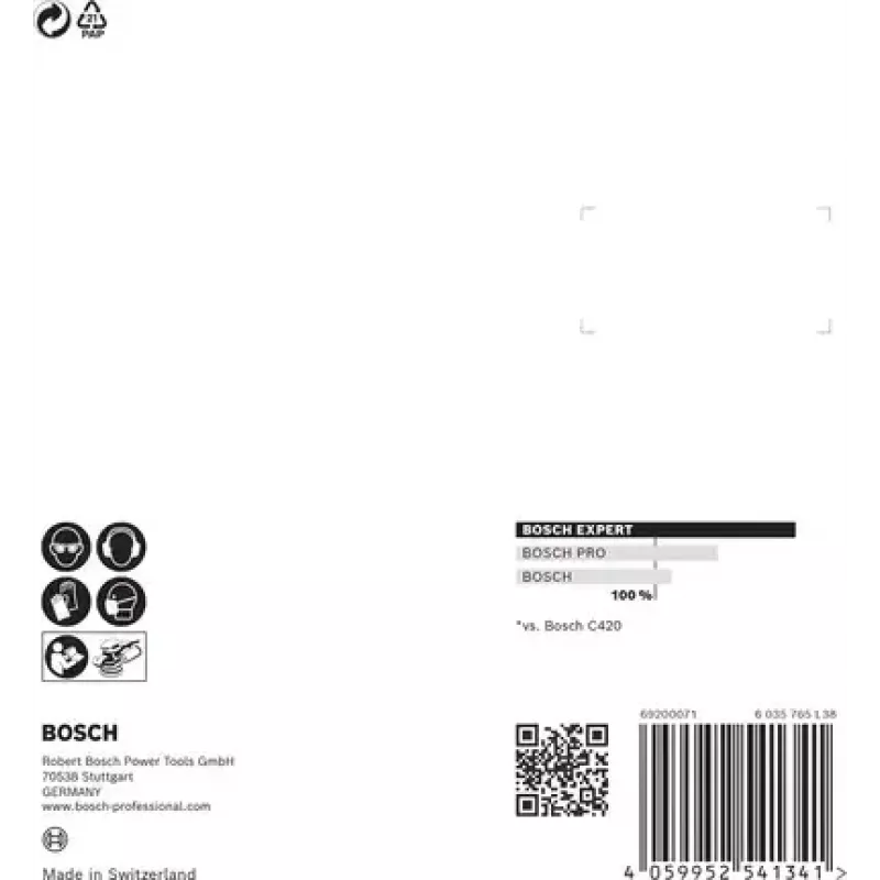 Bosch 2 608 900 806 ferramenta rotativa acessório de lixa/abrasivo madeira folha de lixa