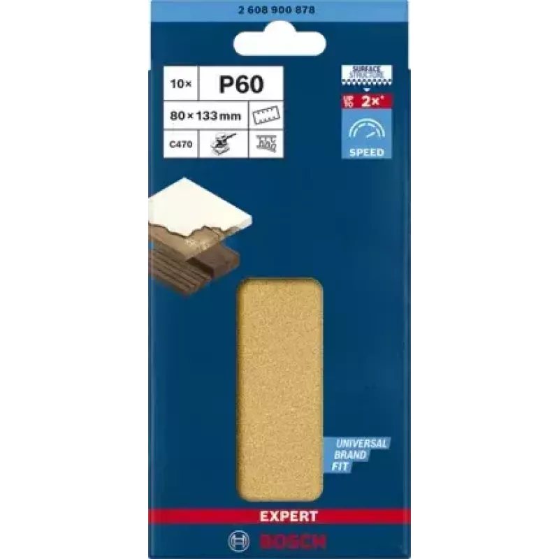 Bosch 2 608 900 878 ferramenta rotativa acessório de lixa/abrasivo madeira folha de lixa