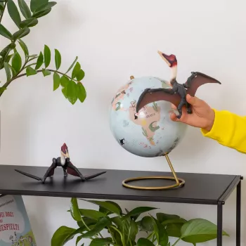 Brinquedo Schleich Quetzalcoatlus 15028 preto castanho branco para crianças a partir de 4 anos