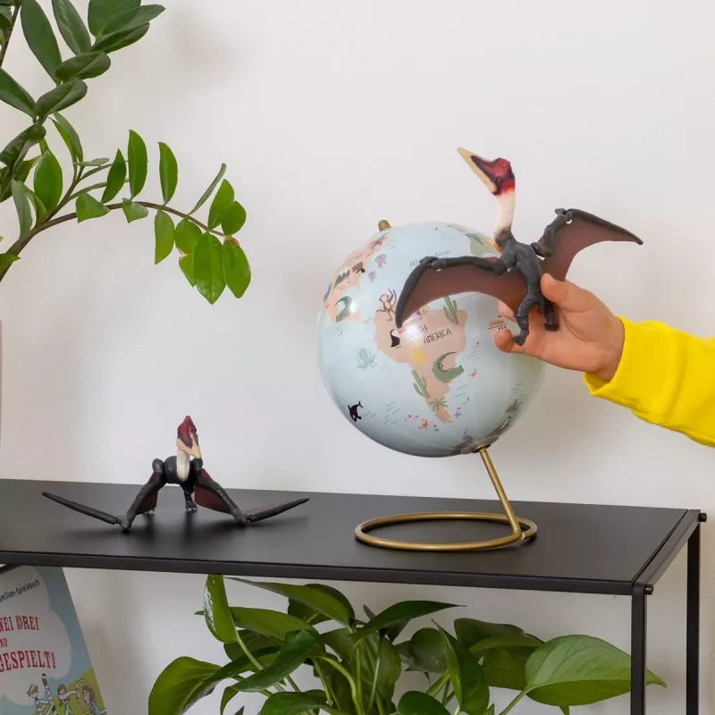 Brinquedo Schleich Quetzalcoatlus 15028 preto castanho branco para crianças a partir de 4 anos