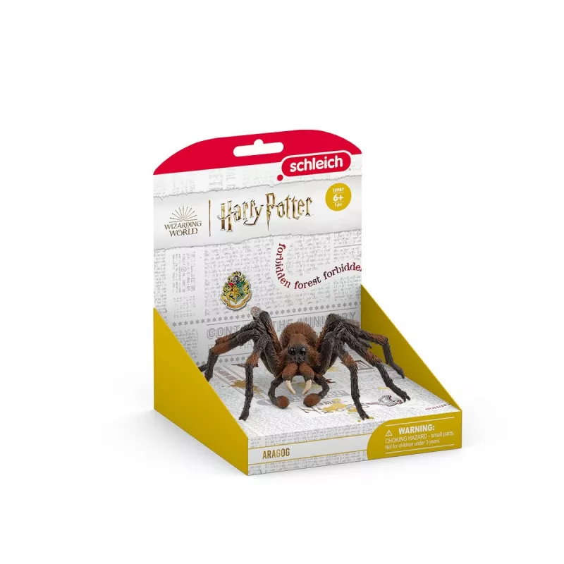 schleich Harry Potter Aragog, 6 ano(s), criaturas mágicas, preto, castanho, branco, plástico