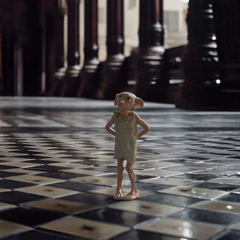 Schleich Harry Potter Dobby bege 13985 idade recomendada 6+