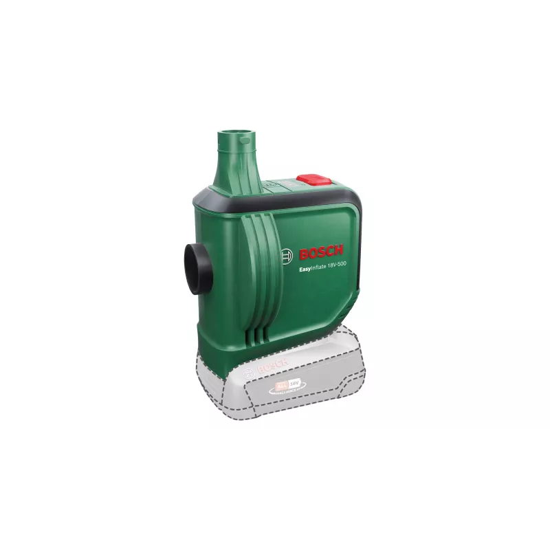 Bomba de ar elétrica Bosch EasyInflate 18V-500 0,03 bar 530 l/min