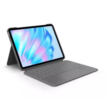 LOGITECH Combo Touch para iPad Air 11in 5th Gen Oxford cinzento Qwertz alemão