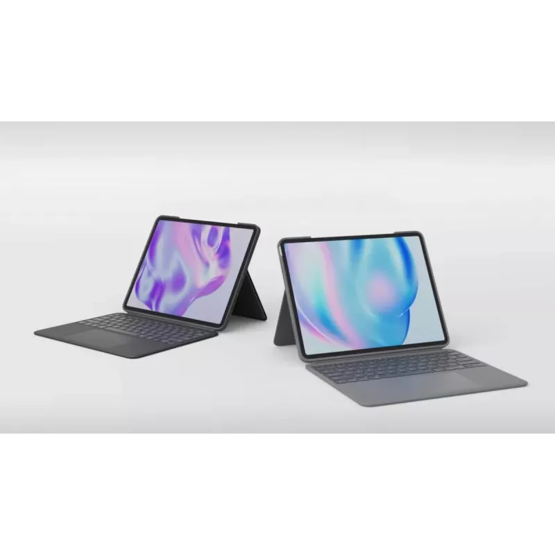 LOGITECH Combo Touch para iPad Air 11in 5th Gen Oxford cinzento Qwertz alemão