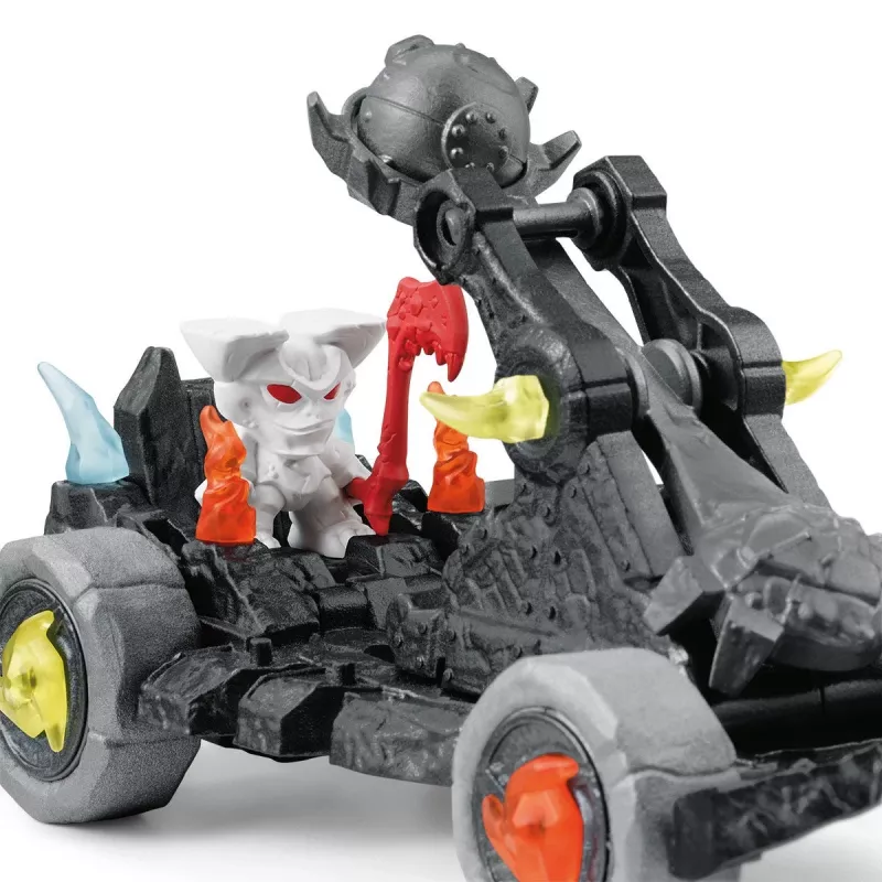 schleich ELDRADOR CREATURES catapulta com mini-criatura, monstro e dragões, robô / mini-criaturas, 7 anos, multicolor, plástico
