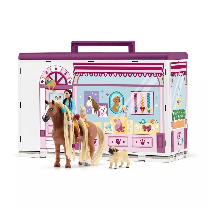 schleich HORSE CLUB Sofia’s Beauties Pet Salon, salão & spa, Pet Salon, 3 ano(s), multicolor, plástico