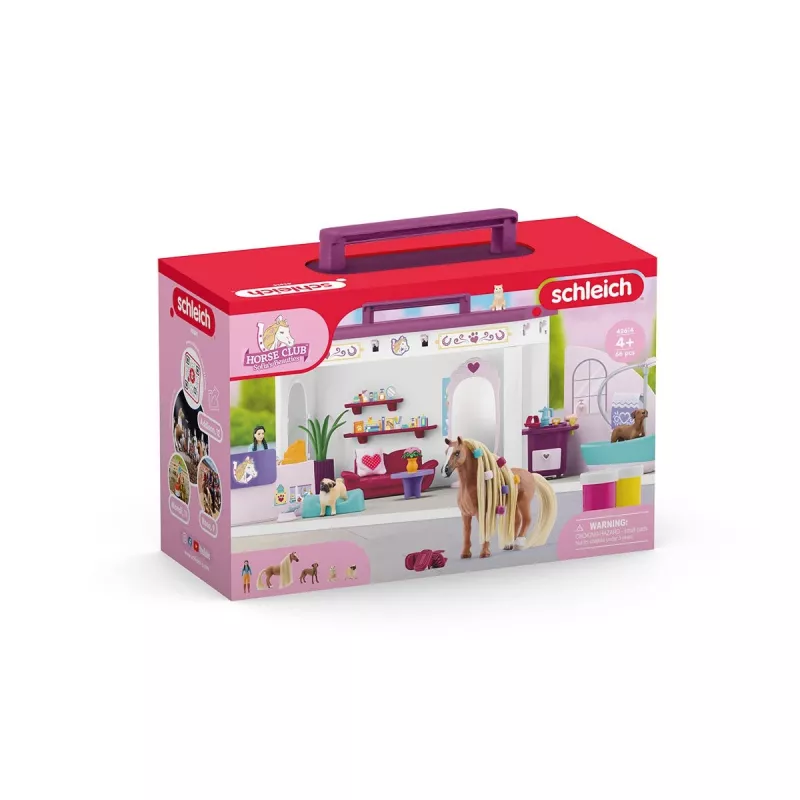 schleich HORSE CLUB Sofia’s Beauties Pet Salon, salão & spa, Pet Salon, 3 ano(s), multicolor, plástico