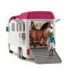 schleich HORSE CLUB transporte de cavalos, edifício, campismo, estábulo, cavalos, concurso de equitação, 5 ano(s), multicolor, plástico