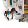schleich HORSE CLUB transporte de cavalos, edifício, campismo, estábulo, cavalos, concurso de equitação, 5 ano(s), multicolor, plástico