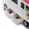 schleich HORSE CLUB transporte de cavalos, edifício, campismo, estábulo, cavalos, concurso de equitação, 5 ano(s), multicolor, plástico