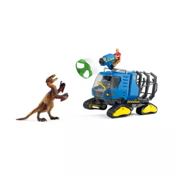 Veículo Schleich Dinosaurs veículo de lagartas multicolor 42604