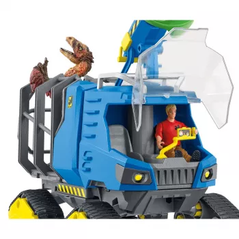 Veículo Schleich Dinosaurs veículo de lagartas multicolor 42604