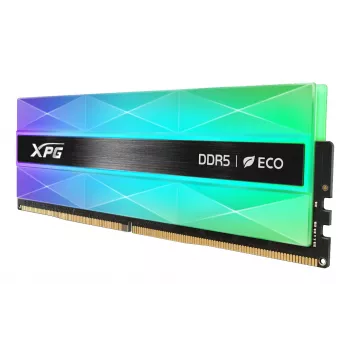 ADATA DIMM 16 GB DDR5-6400 (1x 16 GB) (prateado - AX5U6400C3216G-CLANRSG - Lancer Neon RGB - INTEL XMP - AMD EXPO) - 16 GB - DDR5