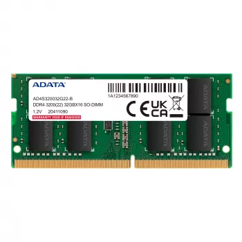 SO-DIMM 16 GB DDR4-3200 (2x 8 GB) Dual-Kit, memória RAM verde, AD4S32008G22-DTGN, Premier