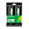 SO-DIMM 16 GB DDR4-3200 (2x 8 GB) Dual-Kit, memória RAM verde, AD4S32008G22-DTGN, Premier