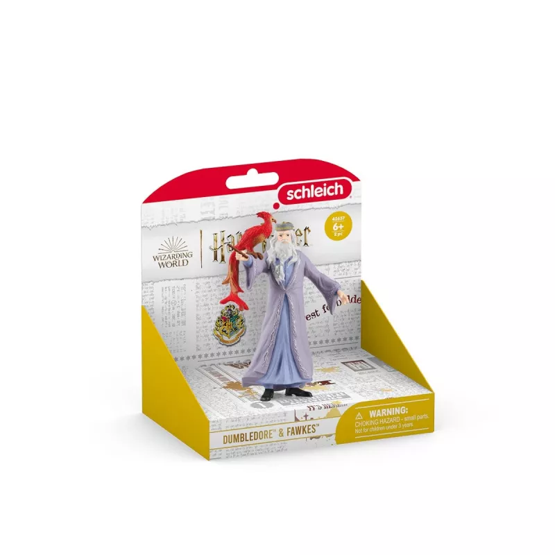 schleich Albus Dumbledore & Fawkes, 6 ano(s), Harry Potter™, multicolor, plástico