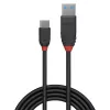 Lindy cabo USB 3.2 Type-A para C de 1 m, 10Gbit/s, Black Line, 1 m, USB A, USB C, USB 3.2 Gen 1 (3.1 Gen 1), 10 Gbit/s, preto