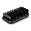 Lindy estação de carregamento USB de 96W com 10 portas, autónoma, plástico, preto, contacto, com todos os dispositivos USB Type-A, alimentação