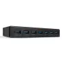 Lindy hub USB 3.0 de 7 portas, USB 3.2 Gen 1 (3.1 Gen 1) Type-A, USB 3.2 Gen 1 (3.1 Gen 1) Type-A, USB 3.2 Gen 1 (3.1 Gen 1), 5000 Mbit/s, preto, plástico