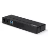 Lindy hub USB 3.0 de 7 portas, USB 3.2 Gen 1 (3.1 Gen 1) Type-A, USB 3.2 Gen 1 (3.1 Gen 1) Type-A, USB 3.2 Gen 1 (3.1 Gen 1), 5000 Mbit/s, preto, plástico