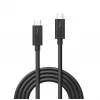 Lindy cabo Thunderbolt 3 de 1 m, passivo, ficha, ficha, 1 m, 20 Gbit/s, preto, 60 W