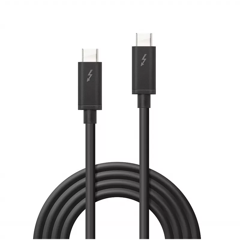 Lindy cabo Thunderbolt 3 de 1 m, passivo, ficha, ficha, 1 m, 20 Gbit/s, preto, 60 W