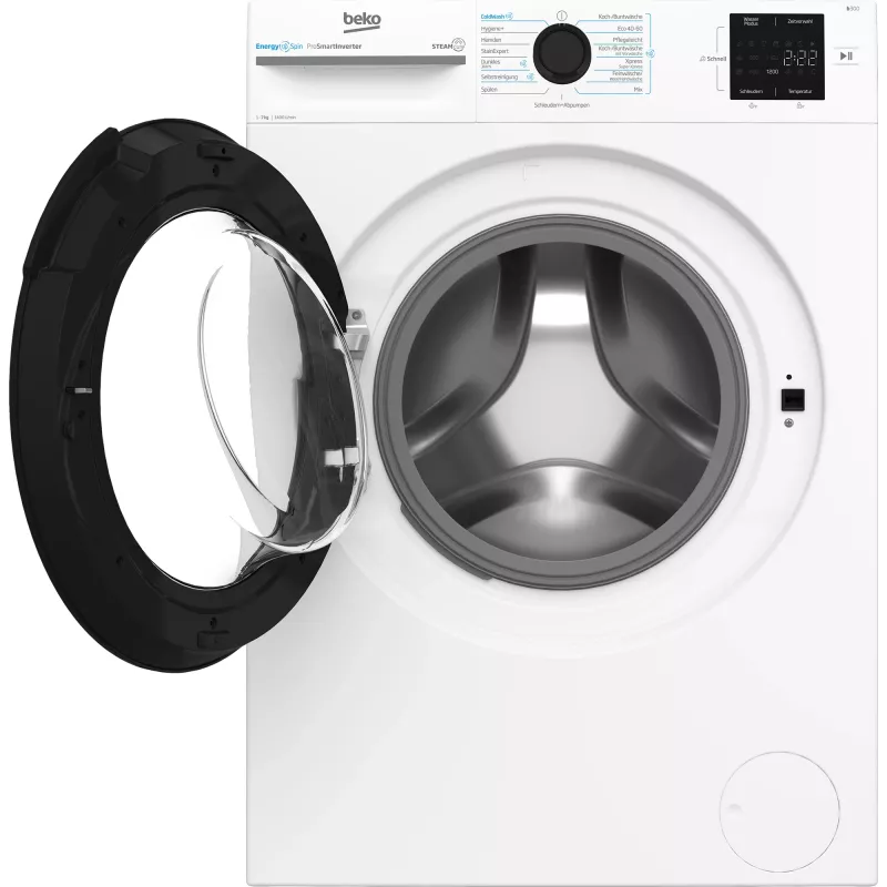 Beko b300 BM3WFU3741X máquina de lavar roupa de carga frontal 7 kg 1351 rpm branco