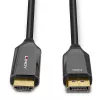 Lindy cabo ativo DisplayPort 1.4 para HDMI 8K60 de 2 m, 2 m, HDMI Type-A (standard), DisplayPort, ficha, ficha, reto