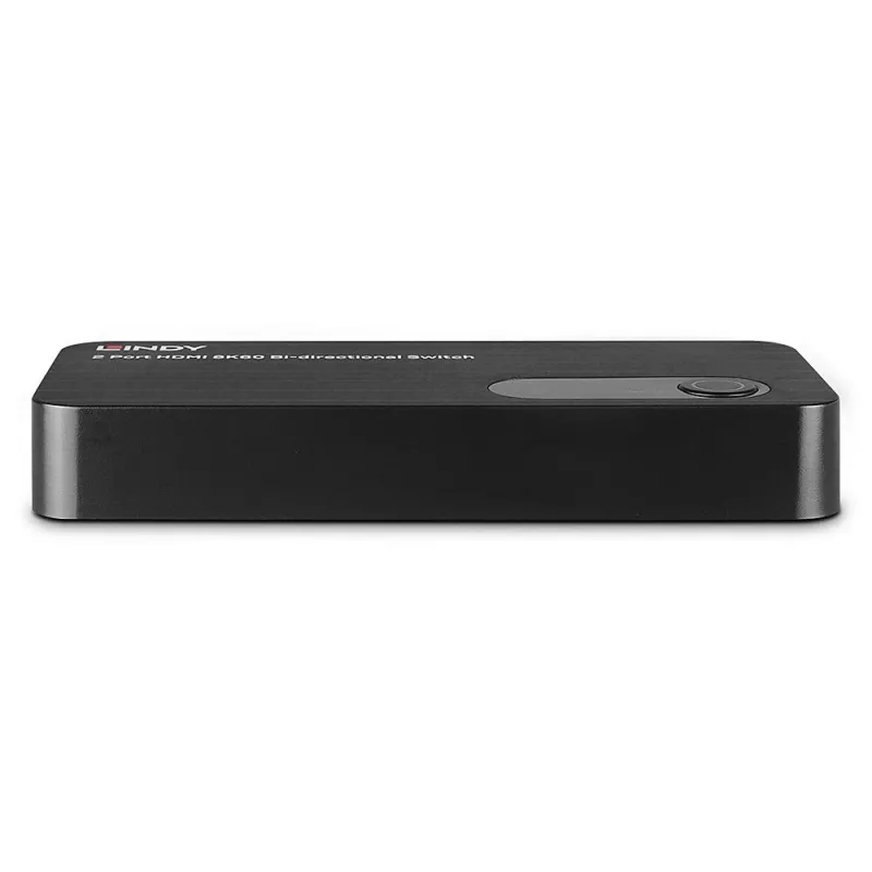 Lindy 38339 comutador HDMI 2.1 8K60 bidirecional de 2 portas, HDR, preto