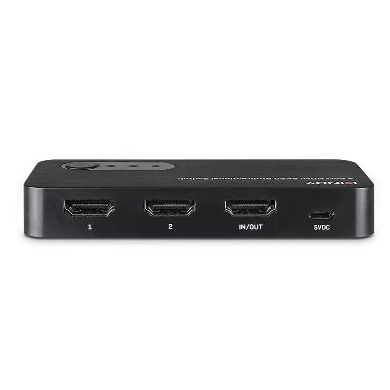 Lindy 38339 comutador HDMI 2.1 8K60 bidirecional de 2 portas, HDR, preto