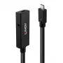 Lindy extensão ativa USB 3.2 Gen 2 C/C de 5 m, 5 m, USB C, USB C, USB 3.2 Gen 2 (3.1 Gen 2), 10 Gbit/s, preto