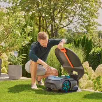 Garagem para robô corta-relvas Gardena 15025-20 compatível com SILENO pro max free