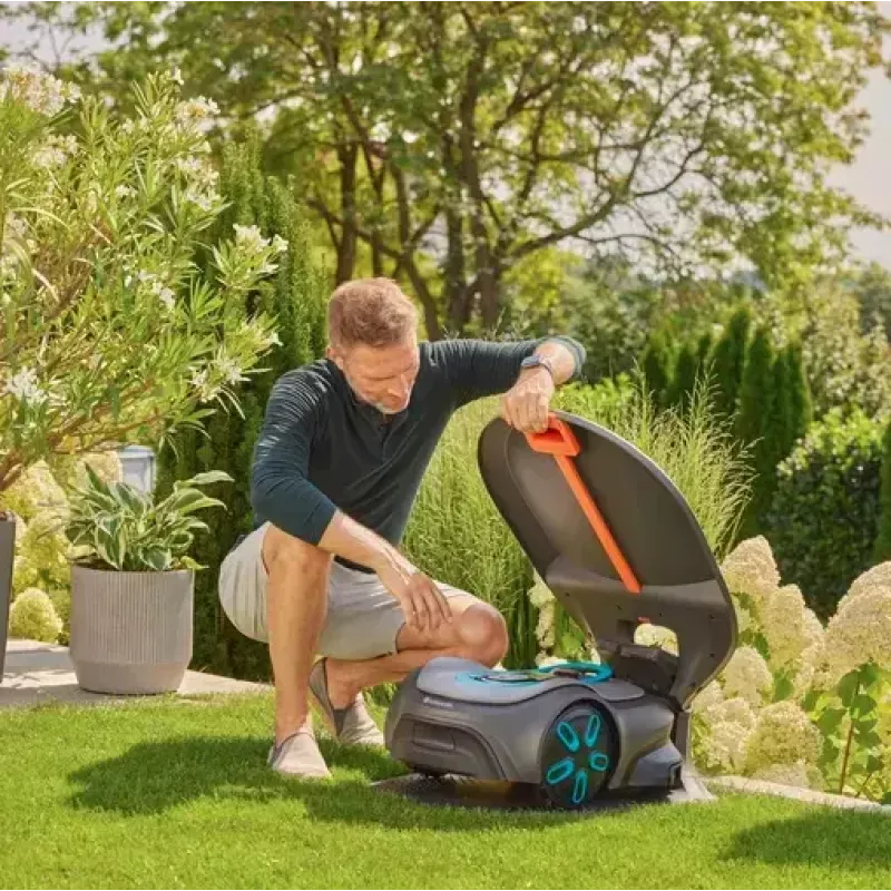 Garagem para robô corta-relvas Gardena 15025-20 compatível com SILENO pro max free