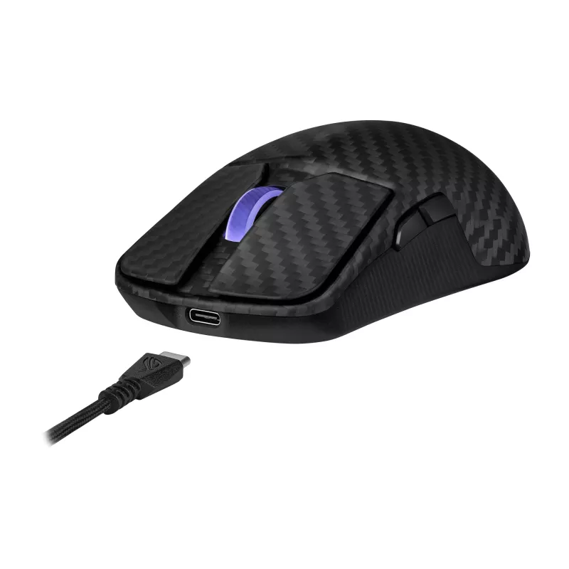 ASUS ROG Harpe Ace Extreme Rato Gaming Destro RF Wireless + Bluetooth + USB Type-A Ótico 42000 DPI
