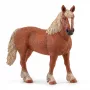 schleich FARM WORLD Cavalo de tração belga, 3 ano(s), Animais da quinta / Brinquedo de quinta, Cavalos, Castanho, Plástico