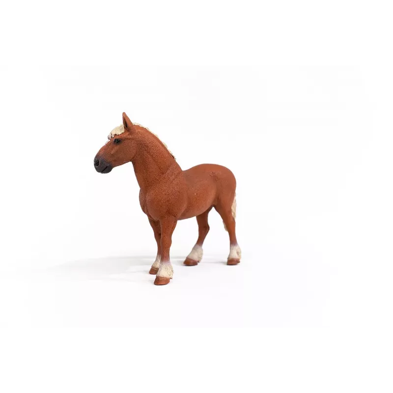 schleich FARM WORLD Cavalo de tração belga, 3 ano(s), Animais da quinta / Brinquedo de quinta, Cavalos, Castanho, Plástico