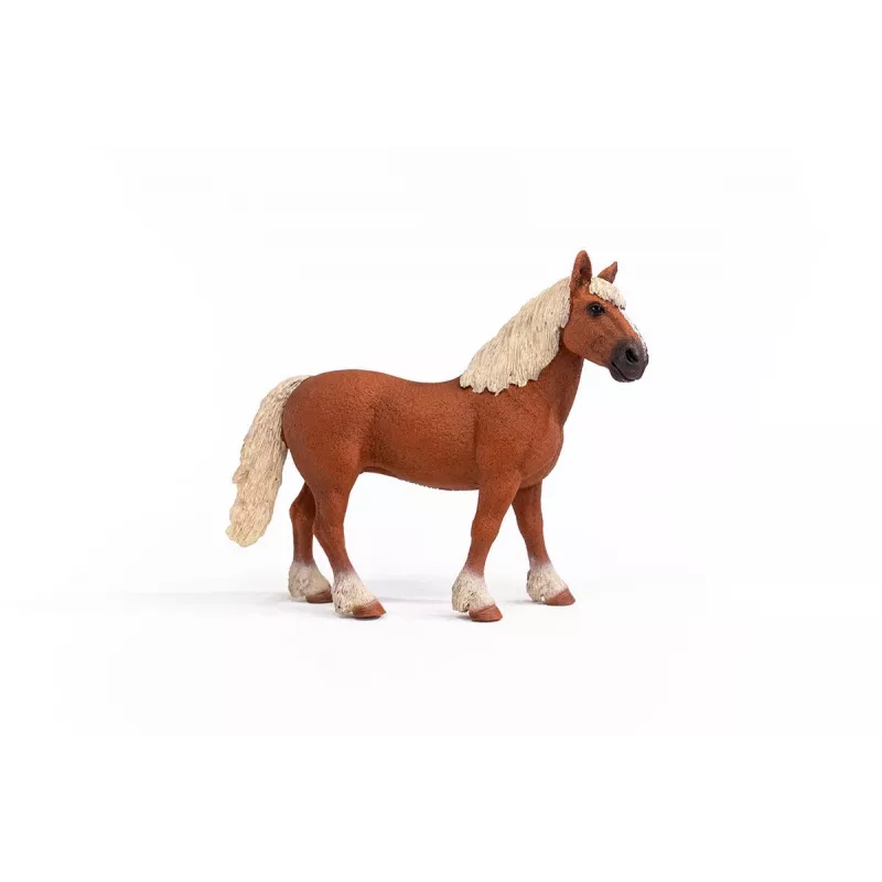 schleich FARM WORLD Cavalo de tração belga, 3 ano(s), Animais da quinta / Brinquedo de quinta, Cavalos, Castanho, Plástico