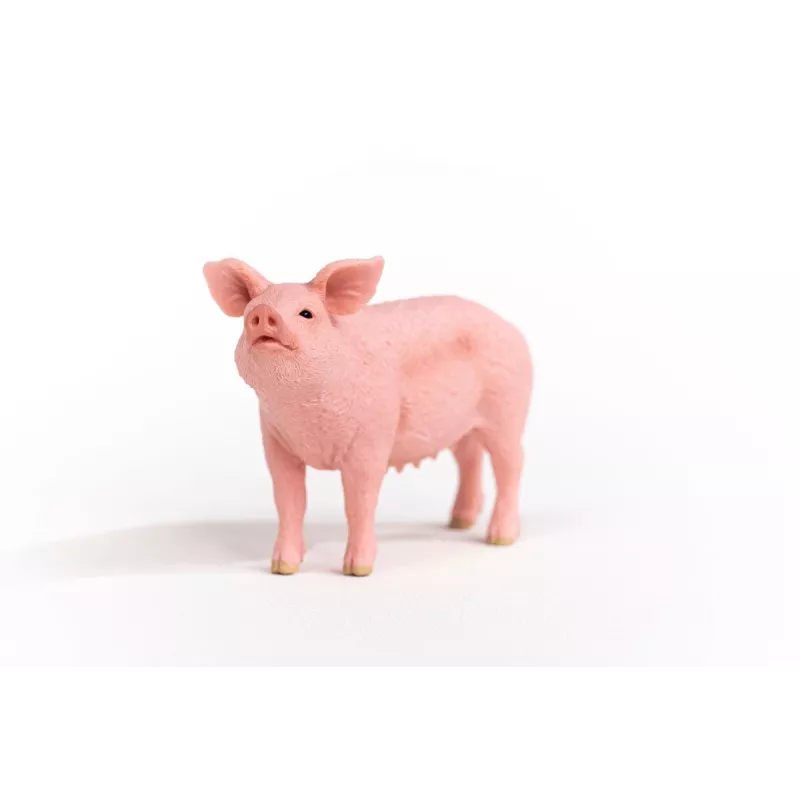 Schleich Quinta Porco Figura 13933, rosa, idade recomendada 3+