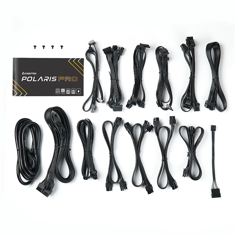 Chieftec Polaris PRO 1300W Fonte de alimentação 20+4-Pin ATX ATX Preto