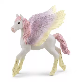 schleich BAYALA Potro de pégaso do amanhecer, 5 ano(s), Unicórnio / Pégaso, Unicórnios & Fadas, Multicolor, Plástico